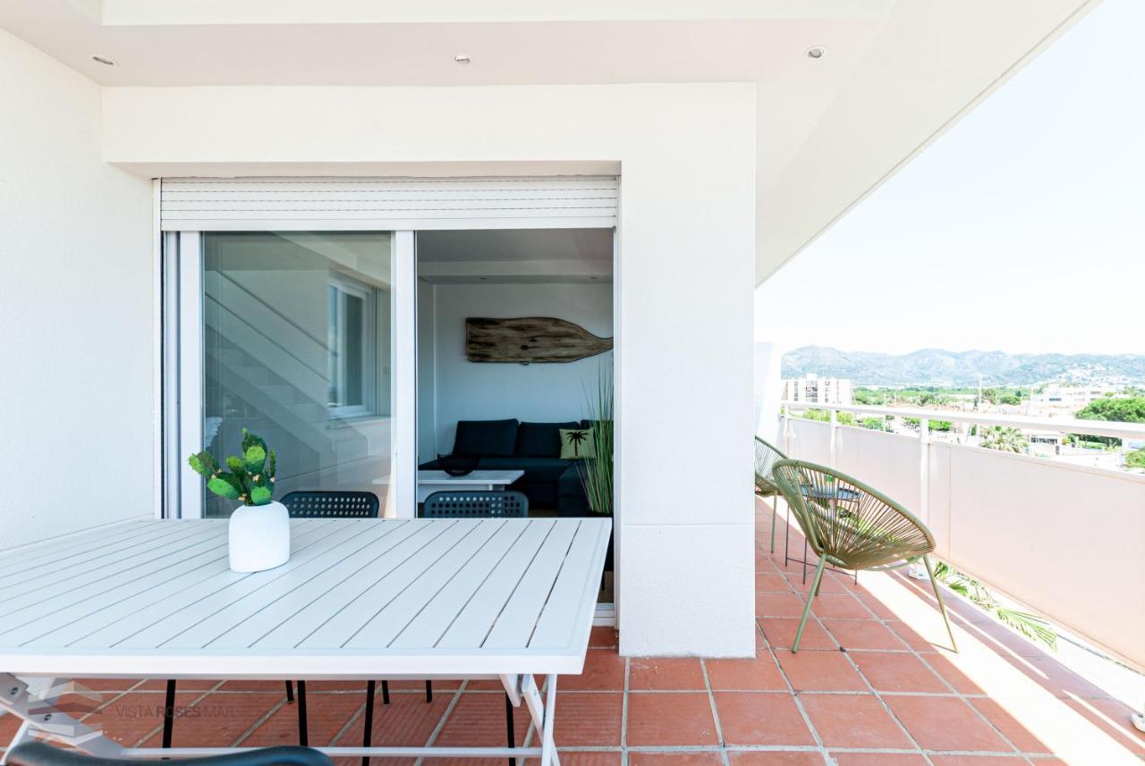 Vista Roses Mar - Apartamento Con Piscina II Exteriér fotografie